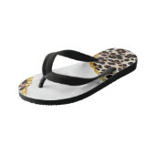 Luxe leopard Interior Marble Stone Glitter Hand Kinder Teenslippers (Schuin)