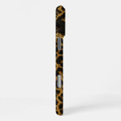 Luxe Leopard-Python Fusion Print iPhone Hoesje (Rechterkant)