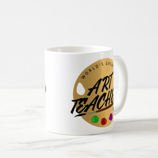 Luxe leraar Mok wereld grootste kunstleraar (Voorkant rechts)