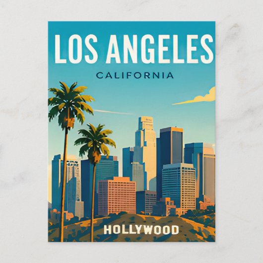 Luxe Levensstijl in Los Angeles Briefkaart (Voorkant)
