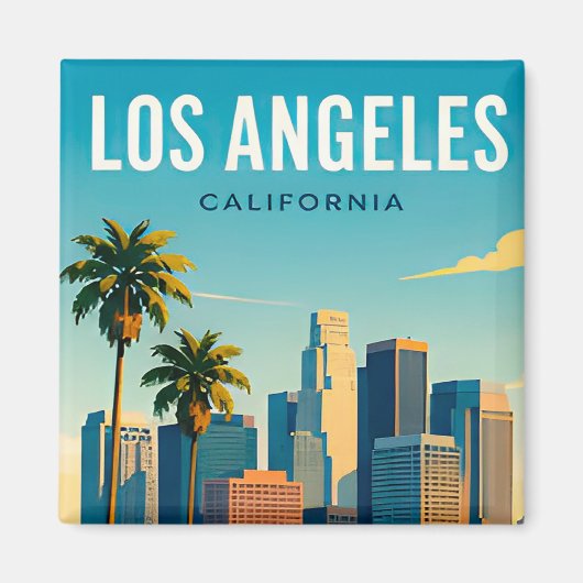 Luxe Levensstijl in Los Angeles Magneet (Voorkant)