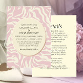 Luxe Licht Roos Roze Matisse Stijl Folie Invi Folie Uitnodiging