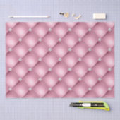 Luxe Licht Roze Diamant Gestoffeerd Patroon Tissuepapier (Craft)