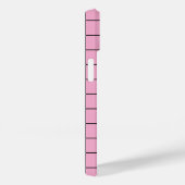 Luxe Licht Roze Hoesje met Aangepaste Naam. (Achterkant / Rechts)