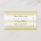 Luxe lichte gulden met diamanten en Logo Luxurous Visitekaartje (Achterkant)