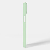 Luxe lichtgroene telefoonhoes met aangepaste naam. Case-Mate iPhone case (Achterkant / Rechts)