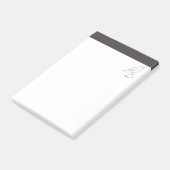 Luxe Lijn Kunst Vogel Kinderen Gepersonaliseerde N Post-it® Notes (Schuin)