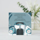 Luxe Limousine Uitnodiging (Staand voorkant)