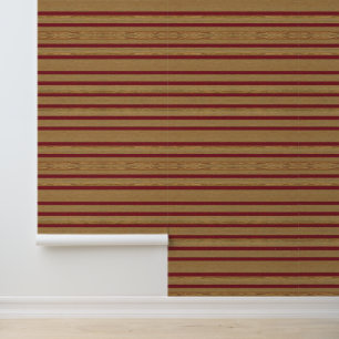 Luxe linnen modern Bourgogne gouden Collectie Behang