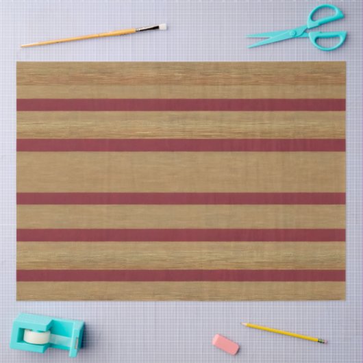 Luxe linnen modern Bourgogne gouden Collectie Tissuepapier (Craft)