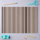 Luxe linnen Modern bruin wit textuur Collectie Tissuepapier (Craft)