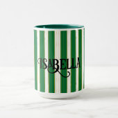 Luxe linnen Modern groen goud textuur Collectie Mok (Midden)