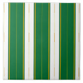 Luxe linnen Modern groen goud textuur Collectie Tegeltje (Voorkant)