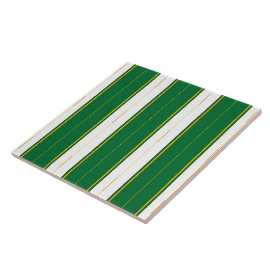 Luxe linnen Modern groen goud textuur Collectie Tegeltje (Zijkant)