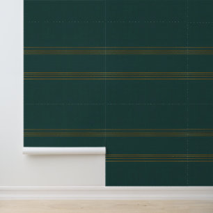 Luxe Linnen Populair Groen Goud Textuur Collectie Behang