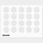 Luxe Linnen Textuur Aangepaste Sticker (Vel)