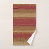 Luxe linnen Trendy Bourgogne Goud Collectie Bad Handdoek (Handdoek)