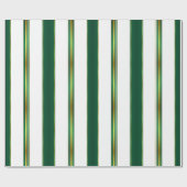 Luxe linnen trendy groen goud textuur Collectie Cadeaupapier (Vlak)