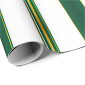 Luxe linnen trendy groen goud textuur Collectie Cadeaupapier (Rol Hoek)