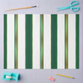 Luxe linnen trendy groen goud textuur Collectie Tissuepapier (Craft)