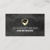 Luxe logo auto detailing Visitekaartje (Voorkant)