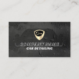 Luxe logo auto detailing Visitekaartje