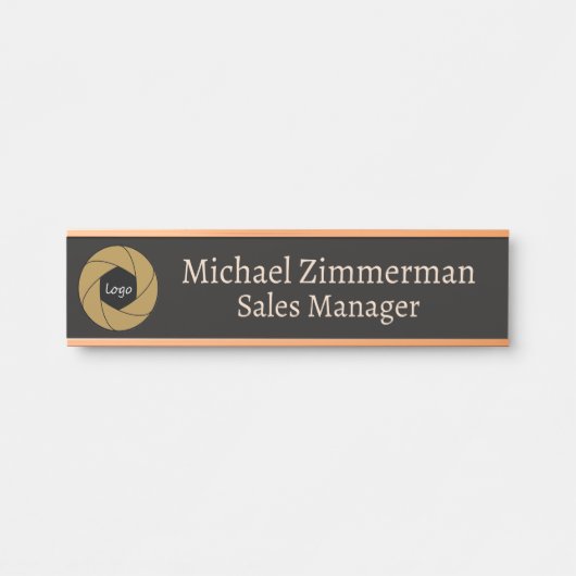 Luxe Logo Kantoor Deur Bordje (Voorkant)