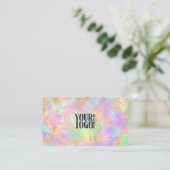 Luxe Logo Zakelijke Visitekaartje Template | (Staand voorkant)