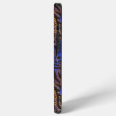 Luxe Luipaard en Zebra Print Patroon iPhone Hoesje (Linkerkant)