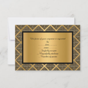 LUXE LUIPAARD PATROON GRID RSVP 2 KAARTJE
