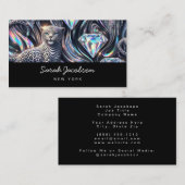Luxe Luxe Opal Iridescente Stijl Visitekaartje (Voorkant / Achterkant)