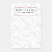 Luxe luxe Roos Gold Designer Post-it® Notes (Voorkant)