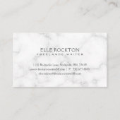 Luxe luxe Roos Gold Designer Visitekaartje (Achterkant)