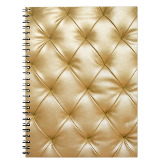 luxe luxueuze lederen loopstoelonderrug notitieboek (Voorkant)