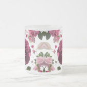 Luxe Magenta Roos Matglazen Mok | Premium (Center)