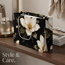 Luxe Magnolia Bloem Naadloos Patroon Kunstwerk