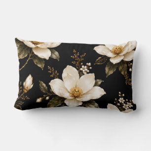 Luxe Magnolia Bloem Naadloos Patroon Kunstwerk Kussen