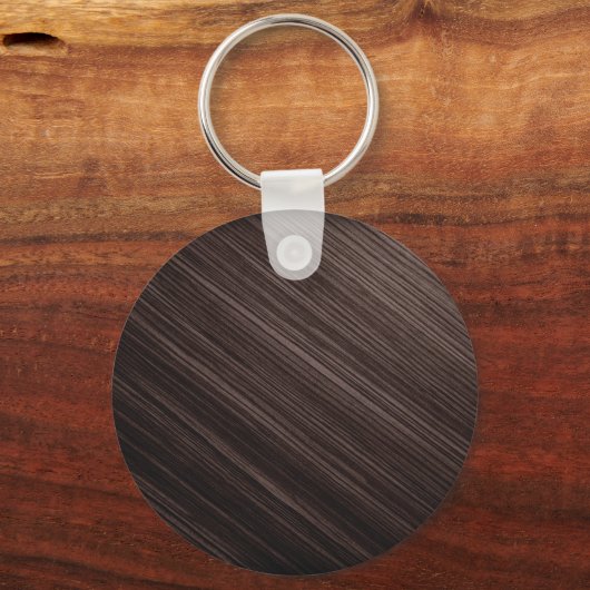 Luxe Mahonie hout look achtergrond Sleutelhanger (Voorkant)