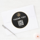 Luxe makelaar bedank sticker  (Envelop)