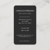 Luxe Makelaar Foto Professioneel Visitekaartje (Achterkant)