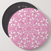 Luxe Mandala 18 Ronde Button 6,0 Cm (Voorkant /achterkant)