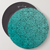 Luxe Mandala 38 Ronde Button 6,0 Cm (Voorkant /achterkant)