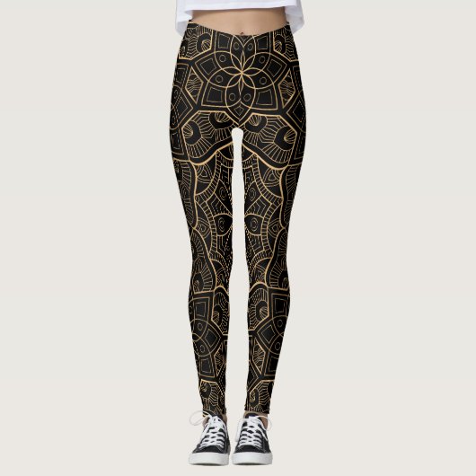 Luxe Mandala 3 Leggings (Voorkant)