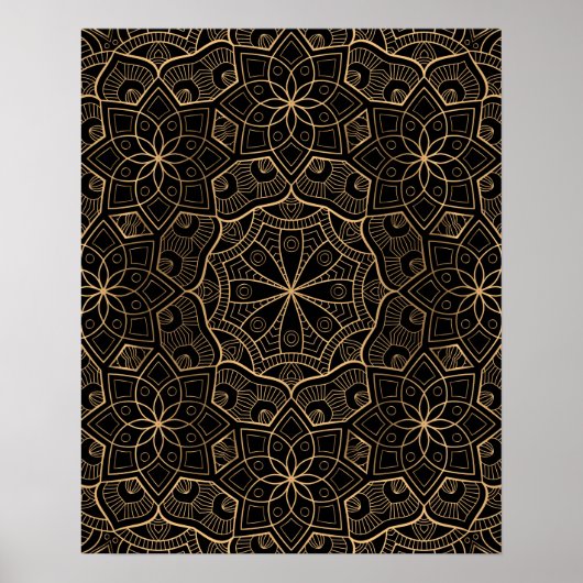 Luxe Mandala 3 Poster (Voorkant)
