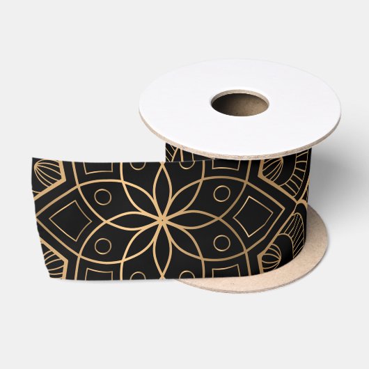 Luxe Mandala 3 Satijnen Lint (Spoel)