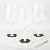 Luxe Mandala 3 Wijnglaslabel (Set)