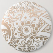 Luxe Mandala 41 Ronde Button 6,0 Cm (Voorkant)
