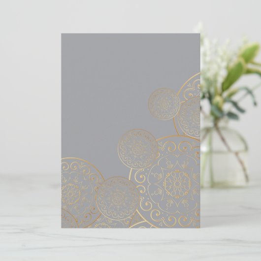 Luxe Mandala 49 Bedankkaart (Staand voorkant)