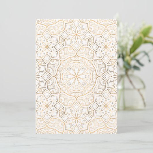 Luxe Mandala 4 Kaart (Staand voorkant)