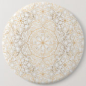 Luxe Mandala 4 Ronde Button 6,0 Cm (Voorkant)